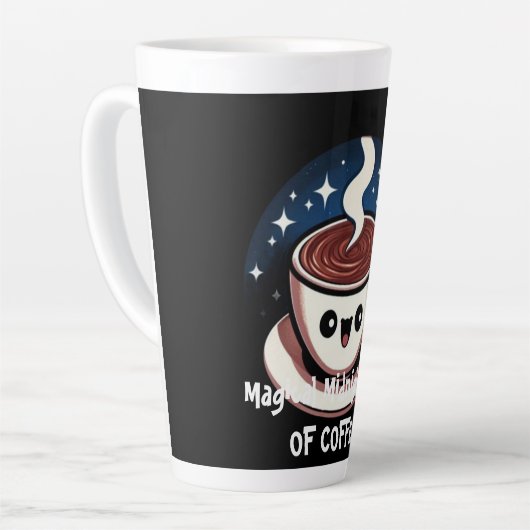 Magical Midnight Cup Of Coffee Latte Mok (Linkerhoek)