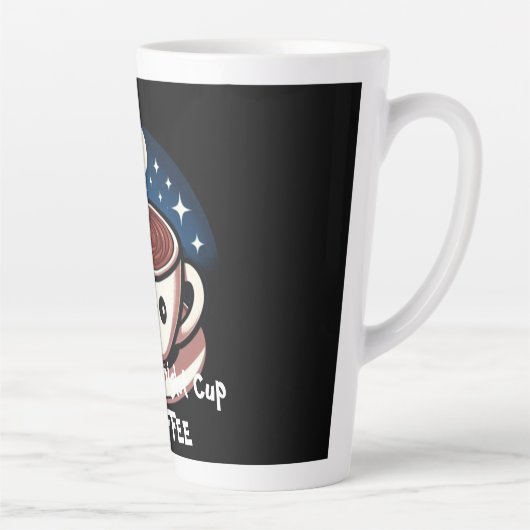 Magical Midnight Cup Of Coffee Latte Mok (Rechts)