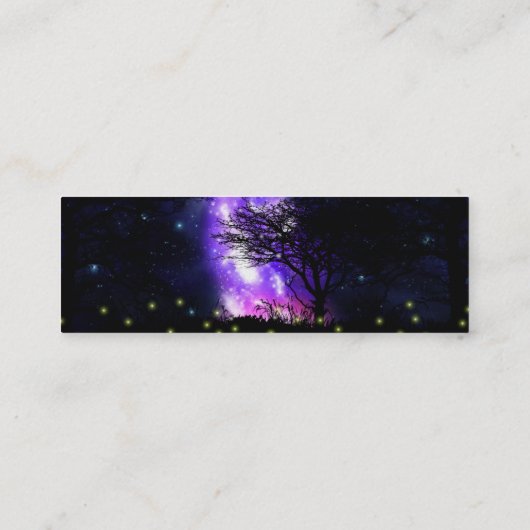 Magical Milky Way Mini Visitekaartje (Achterkant)