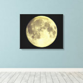Magical Moon Canvas Afdruk (Insitu (Houten vloer))