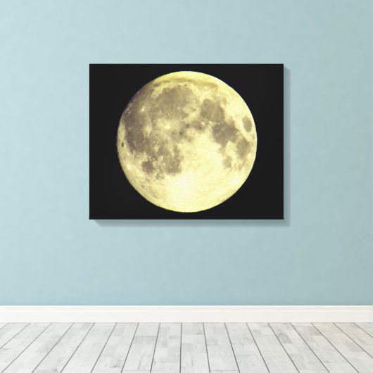 Magical Moon Canvas Afdruk (Insitu (Houten vloer))