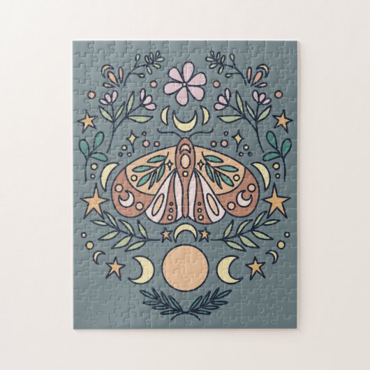 Magical Moon Moth Legpuzzel (Verticaal)