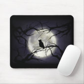 Magical Moon Owl on Branch Mousepad Muismat (Met muis)
