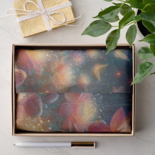 Magical Moonlight Firefly Garden Alice Decoupage Tissuepapier (Geschenk)