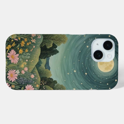 Magical Moonlit Meadow Case-Mate iPhone Case (Achterkant (horizontaal))