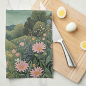 Magical Moonlit Meadow Theedoek (Quarter Fold)