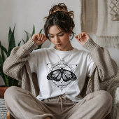 Magical Moth Design T-shirt