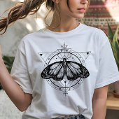 Magical Moth Design T-shirt