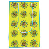 Magical Mushroom Art Wrapping Paper Cadeauzak Medium Cadeauzakje (Achterkant)