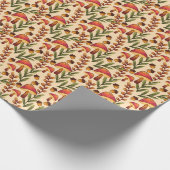 Magical Mushroom Forest op Cream Cadeaupapier (Hoek)