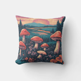 Magical Mushroom Meadow D11 Kussen