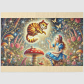 Magical Mushroom Meeting Vintage Wonderland Tissuepapier (Voorkant)