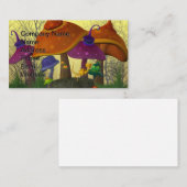 Magical Mushrooms Verjaardag Kaart Visitekaartje (Voorkant / Achterkant)