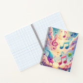 Magical Musical Notes-Notitieboek Notitieboek (Binnen)