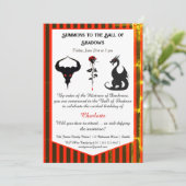 Magical & Mysterious Kids Birthday Party  Kaart (Staand voorkant)