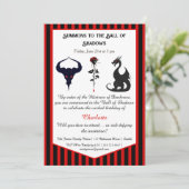 Magical & Mysterious Kids Birthday Party Kaart (Staand voorkant)