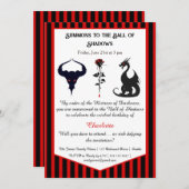 Magical & Mysterious Kids Birthday Party Kaart (Voorkant / Achterkant)