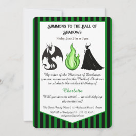 Magical & Mysterious Kids BirthdayParty Invitation Kaart