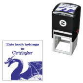 Magical Mythical Dragon Dit boek is van Zelfinktende Stempel (In situ)