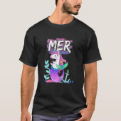 Magical Mythical Mermicorn Unicorn Mermaid MER T-shirt (Voorkant)