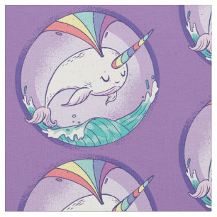 Magical Narwhal Stof