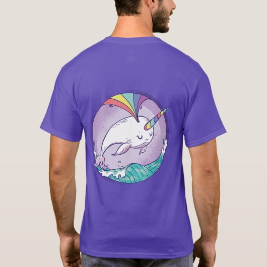 Magical Narwhal T-shirt (Achterkant)