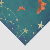 Magical Neon Lights & Butterflies Dank je Tissuepapier (Detail)