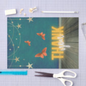 Magical Neon Lights & Butterflies Dank je Tissuepapier (Craft)