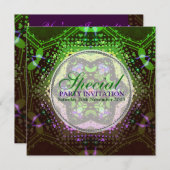 Magical Night Love Uitnodigingen voor speciale fee (Voorkant / Achterkant)