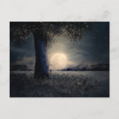 Magical Night Moon Briefkaart (Voorkant)