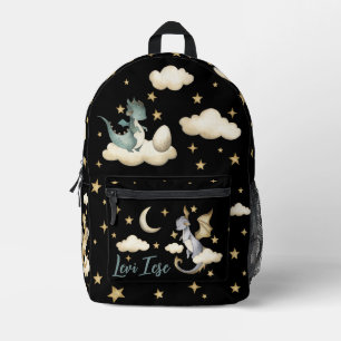 Magical Night Sky Dragon-rugzak Bedrukte Rugzak