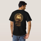 Magical Old Books T-Shirt | Vintage Fantasy Reader (Achterkant volledig)