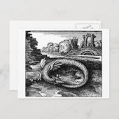 Magical Ouroboros Dragon Briefkaart (Voorkant / Achterkant)