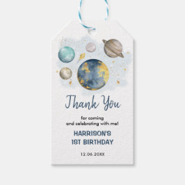 Magical Outer Space Navy Gold Boy Birthday Favors Cadeaulabel