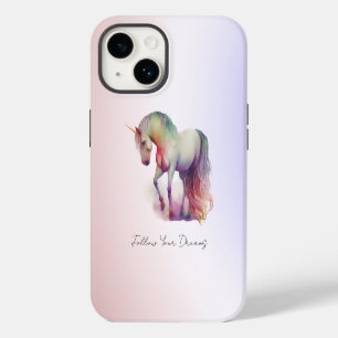 Magical Paars Blush Ombre Unicorn Case-Mate iPhone 14 Hoesje