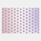 Magical Paars Blush Ombre Unicorn Inpakpapier Vel (Voorkant 3)