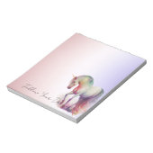 Magical Paars Blush Ombre Unicorn Notitieblok (Linkerzijde)