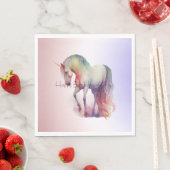 Magical Paars Blush Ombre Unicorn Servet (Insitu)