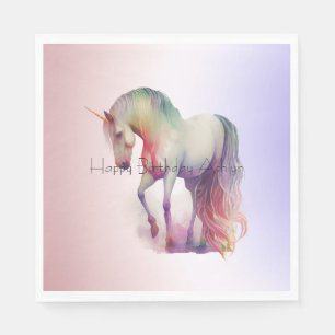 Magical Paars Blush Ombre Unicorn Servet