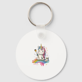 Magical Painter Unicorn (1) Sleutelhanger