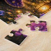 Magical Panda Wizard Jigsaw Puzzle Legpuzzel (Zijkant)