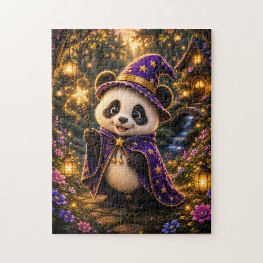 Magical Panda Wizard Jigsaw Puzzle Legpuzzel (Verticaal)