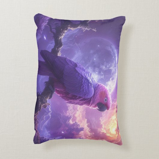 Magical Parrot Accent Kussen (Achterkant (Verticaal))