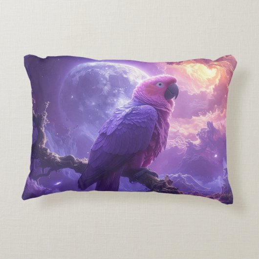 Magical Parrot Accent Kussen (Achterkant)