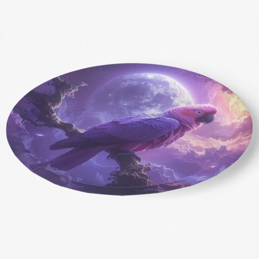 Magical Parrot Papieren Bordje (Gekanteld)