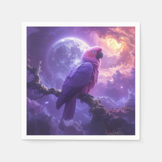 Magical Parrot Servet (Voorkant)
