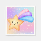 Magical Party Shooting Star Napkin Servet (Voorkant)