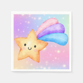 Magical Party Shooting Star Napkin Servet