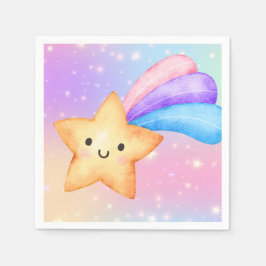 Magical Party Shooting Star Napkin Servet