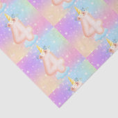 Magical Party Verjaardag Nummer Tissue Papier (Detail)